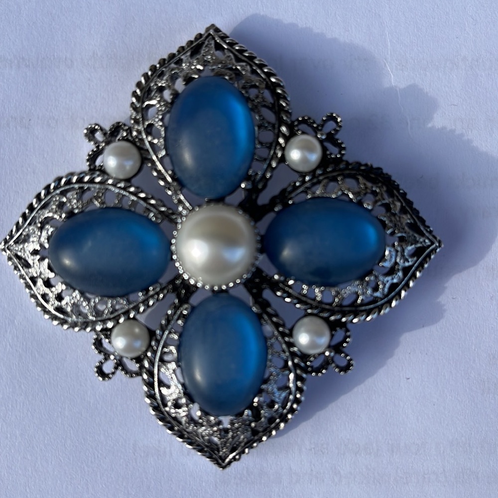 Vintage Emmons Maltese Cross Brooch